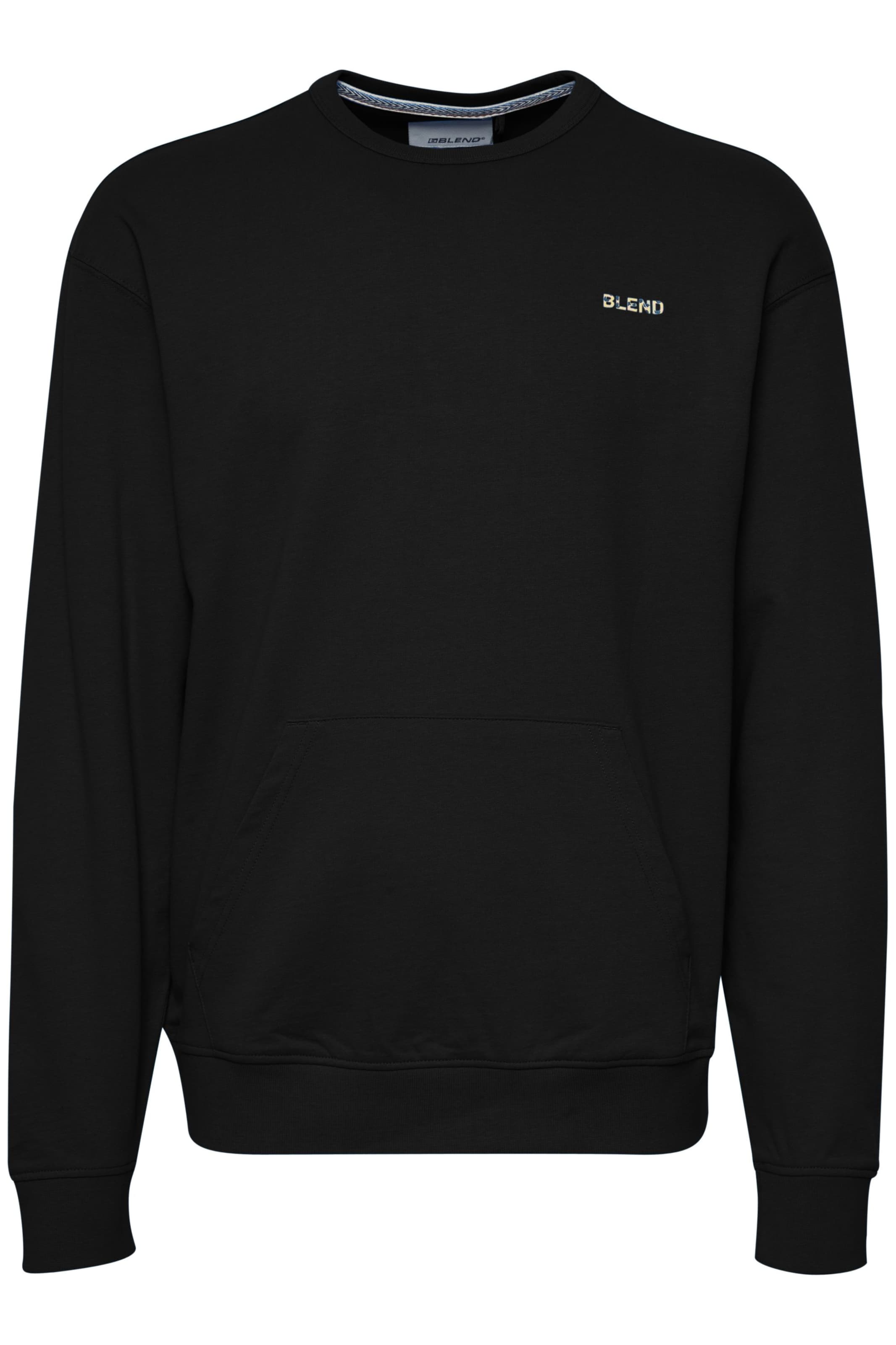 Sweat-shirt BLEND en noir : devant