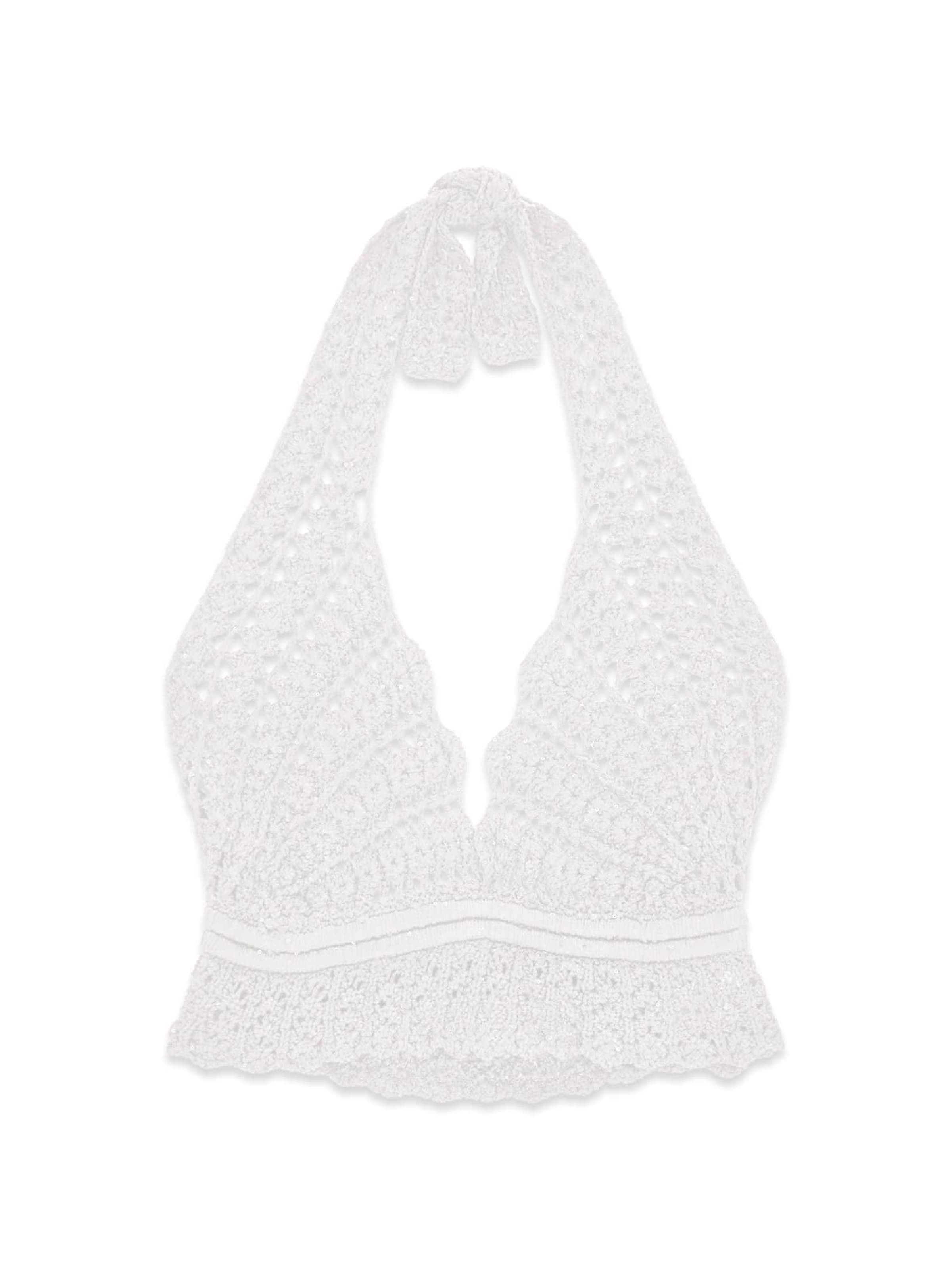 GUESS Sticktop in Weiß: Vorderseite