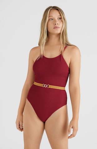 O'NEILL Bustier Badpak 'Sassy' in Rood: voorkant