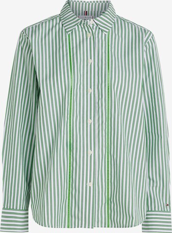 TOMMY HILFIGER Blouse in Green: front