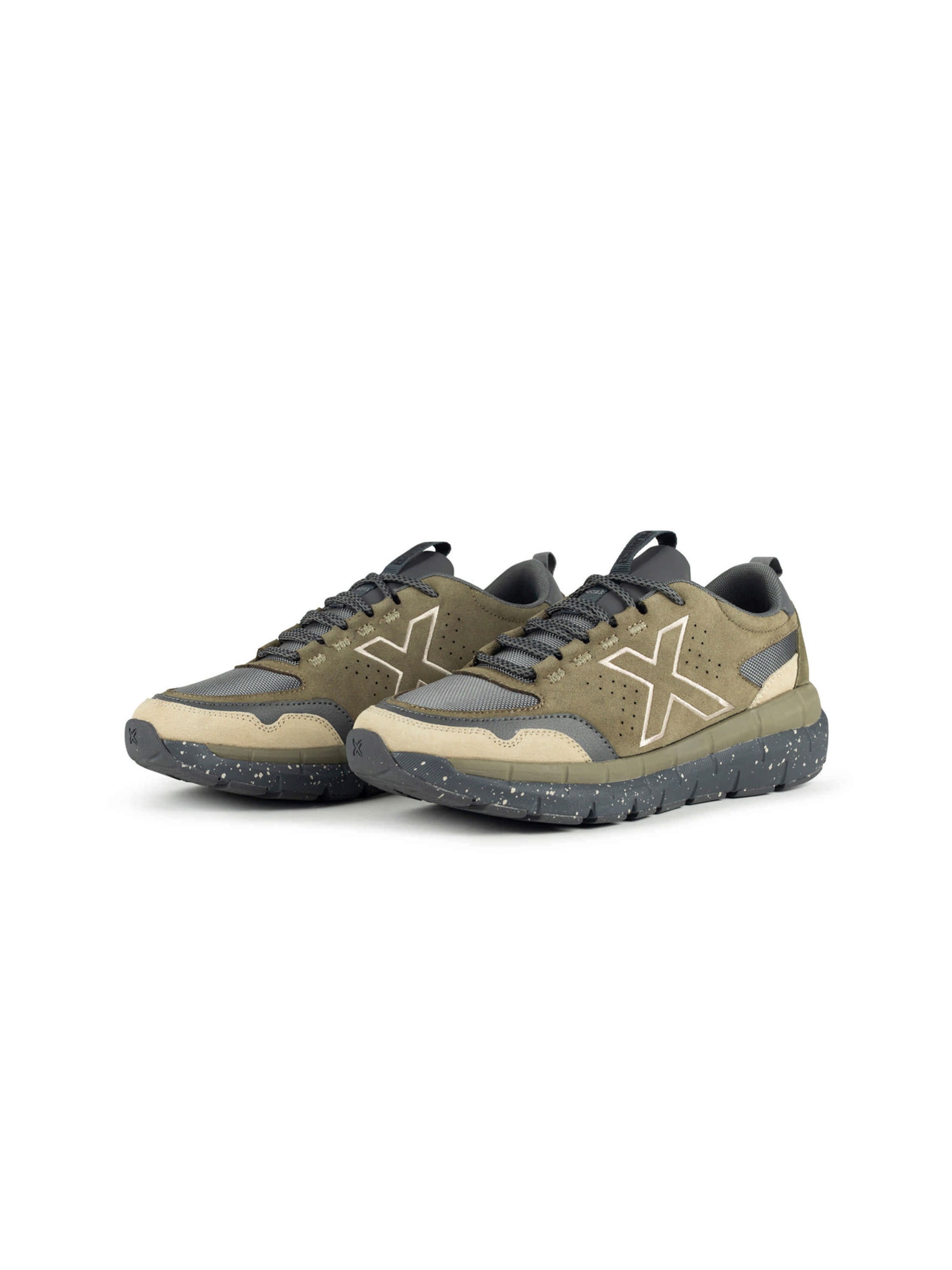 MUNICH Sneakers laag 'KAVA' in Groen: voorkant