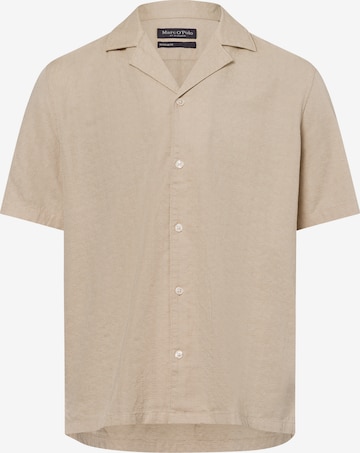 Marc O'Polo Regular fit Button Up Shirt in Beige: front