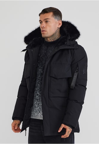SikSilk - Parka de inverno 'Artic' em preto