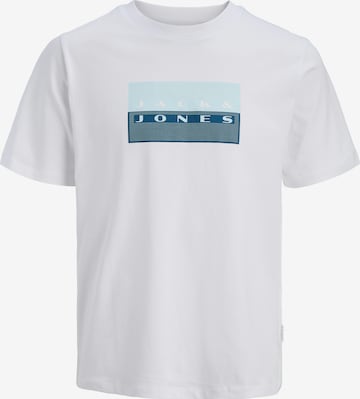 Jack & Jones Junior Shirt 'JCOfusion Dots' in White: front