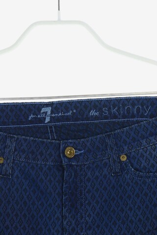 7 for all mankind Skinny-Jeans 32 in Blau