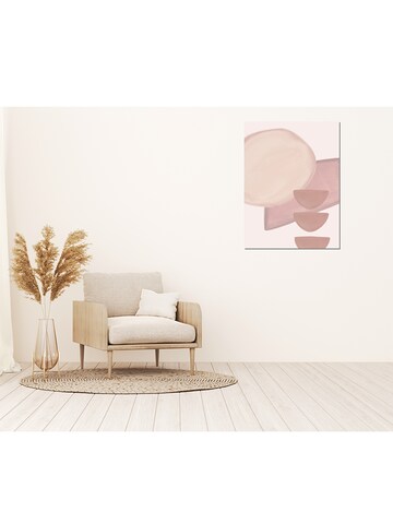 Liv Corday Bild 'Pink Shapes' in Weiß