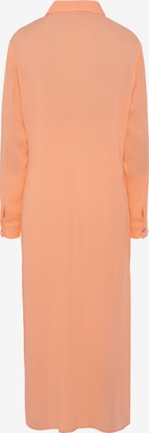 LASCANA Платье-рубашка в Оранжевый