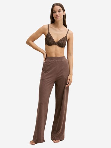 Pantalon de pyjama ' Loungewear-Styles ' Marc O'Polo en marron : devant