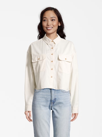 AÉROPOSTALE Blouse in Beige: front
