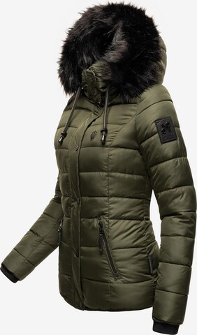 NAVAHOO Winter Jacket 'Zuckerbiene' in Green