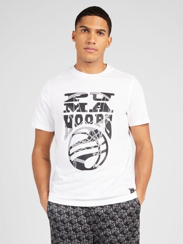 PUMA - Camiseta funcional 'The Hooper 1' en blanco: frente