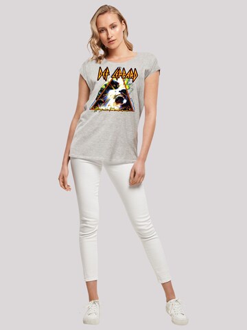 F4NT4STIC T-Shirt 'Def Leppard Hysteria' in Grau