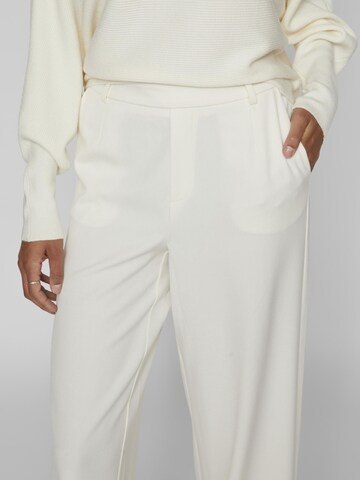 VILA Szeroka nogawka Spodnie 'Varone' w kolorze biały