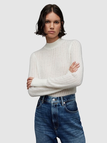 AllSaints Пуловер 'ABI' в бяло: отпред