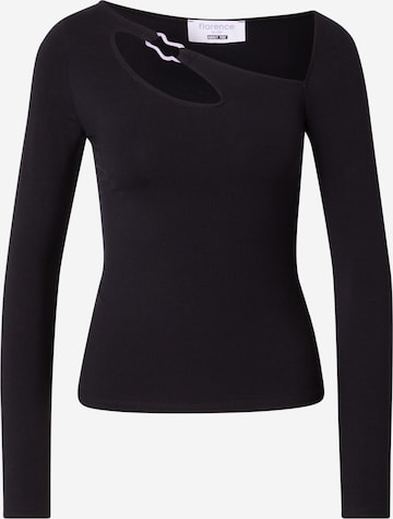 florence by mills exclusive for ABOUT YOU Футболка 'Sycamore' в Черный: спереди
