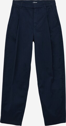 Wide Leg Pantalon s.Oliver en bleu : devant