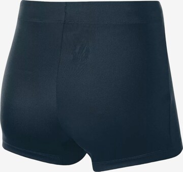 NIKE Skinny Sportshorts in Blau