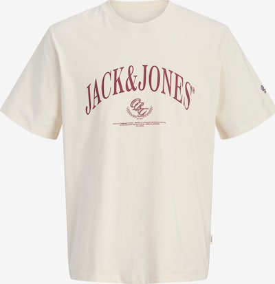 JACK & JONES T-Shirt 'JORFREDERIKSBERG' en S en rouge cerise / blanc cassé, Vue avec produit