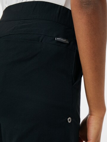 COLUMBIA Regularen Funkcionalne hlače 'Firwood Camp II' | črna barva