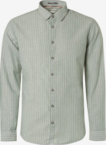 No Excess Button Up Shirt in Green: front