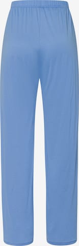 Hanro Loose fit Pants ' Cotton Deluxe ' in Blue