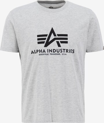 T-Shirt ALPHA INDUSTRIES en gris : devant