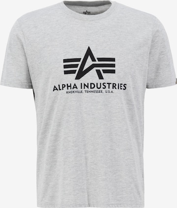 ALPHA INDUSTRIES Shirt in Grijs: voorkant