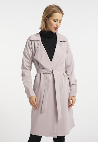 Manteau mi-saison usha BLACK LABEL en violet : devant