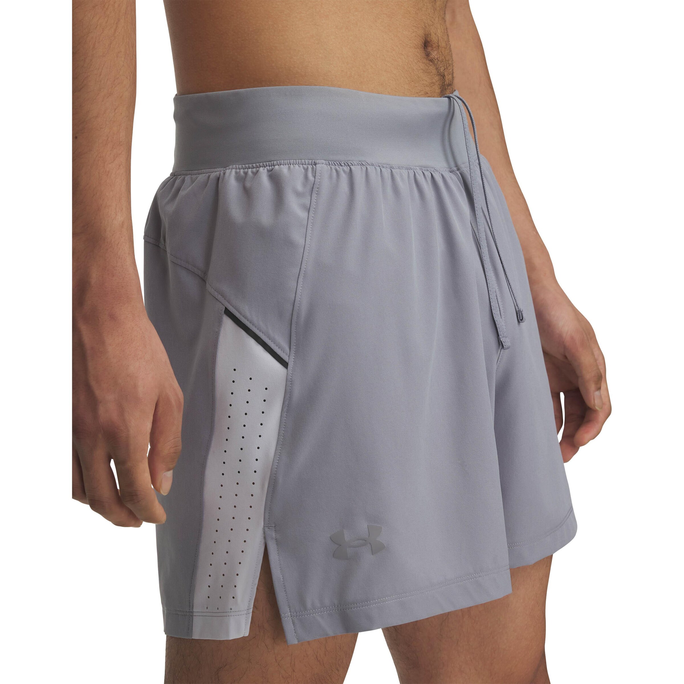 UNDER ARMOUR Regular Sportshorts 'Launch Elite' in Grau