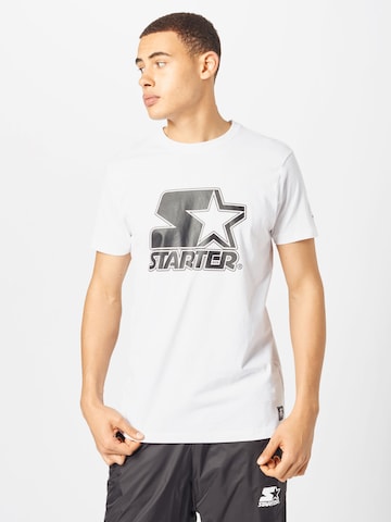 Tricou de la Starter Black Label pe alb: față