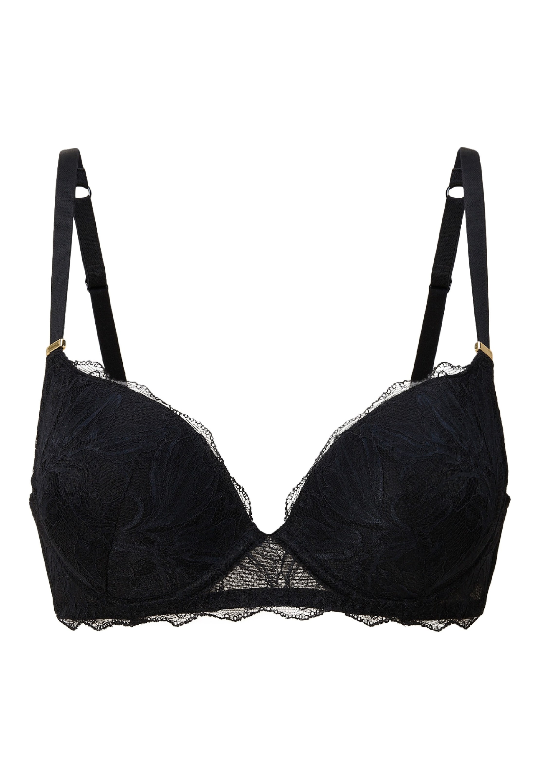 Push-up Soutien-gorge LingaDore en noir : devant