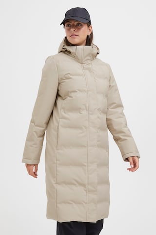 North Bend Winter Coat in Beige: front