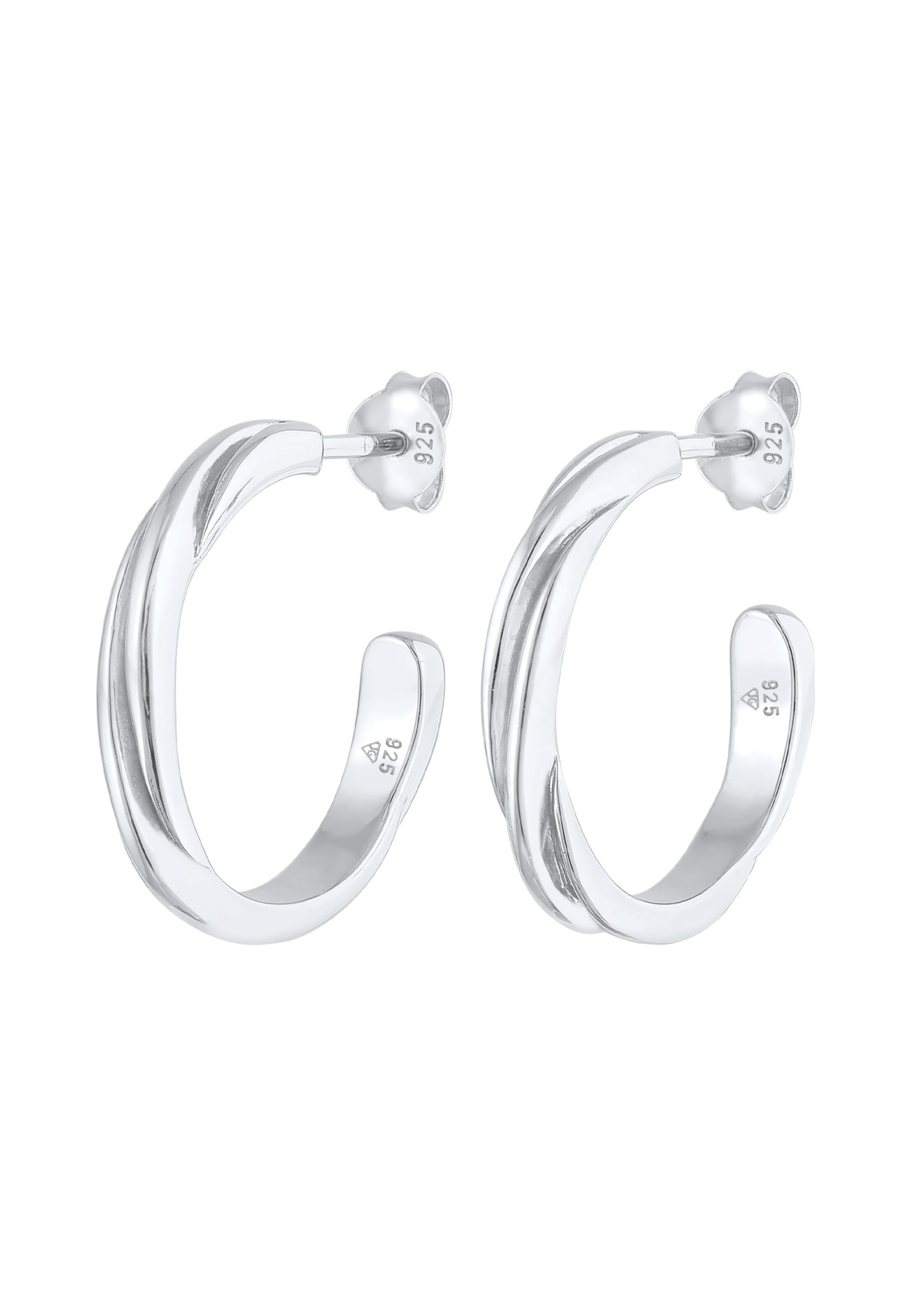 Boucles d'oreilles ELLI en argent : devant