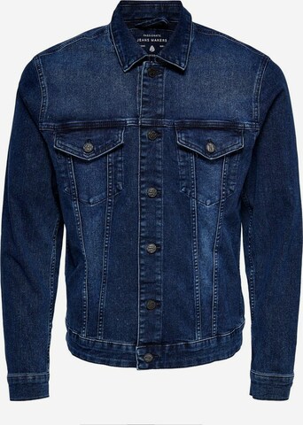 Only & Sons Between-Season Jacket in Blue