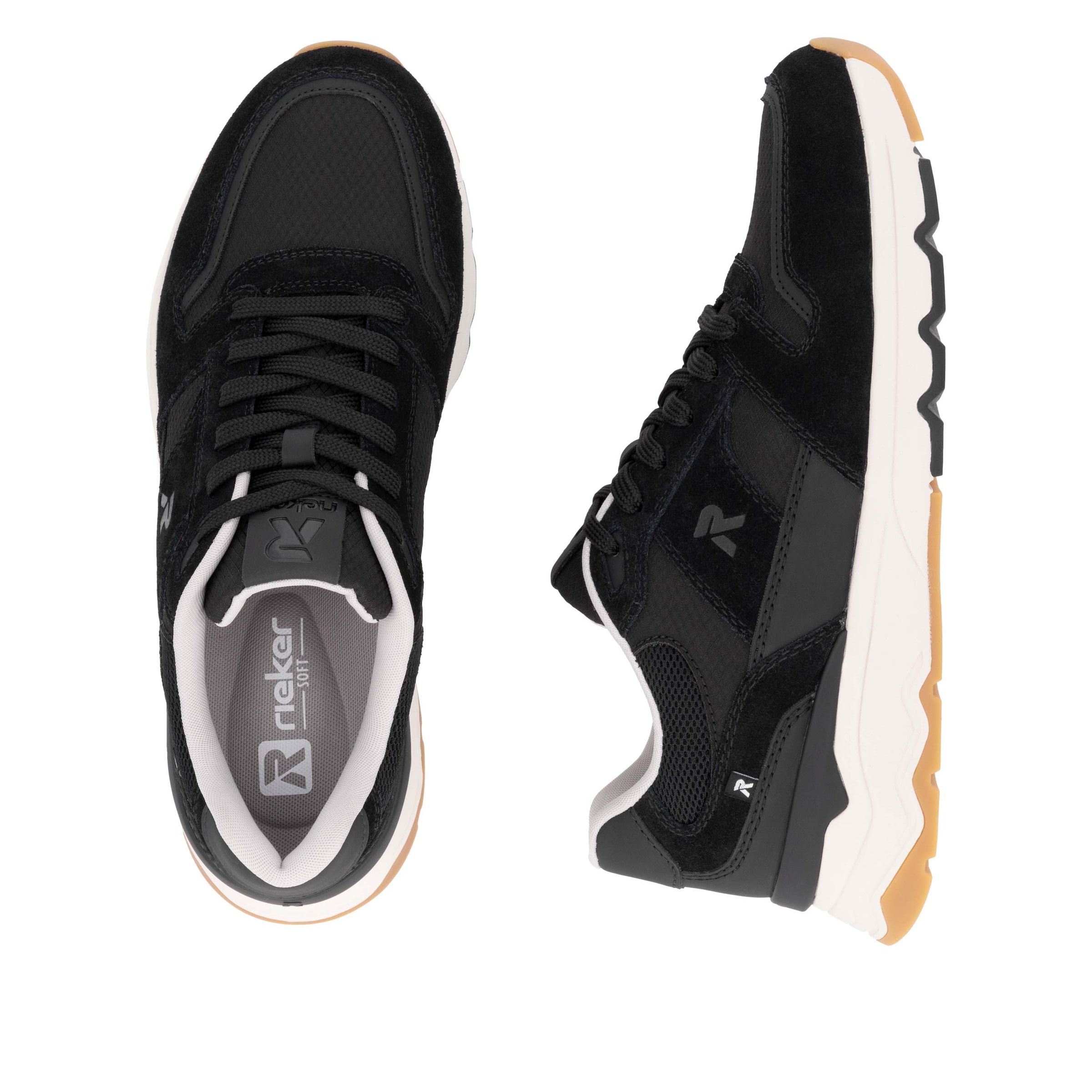 Rieker Sport Sneakers in Black