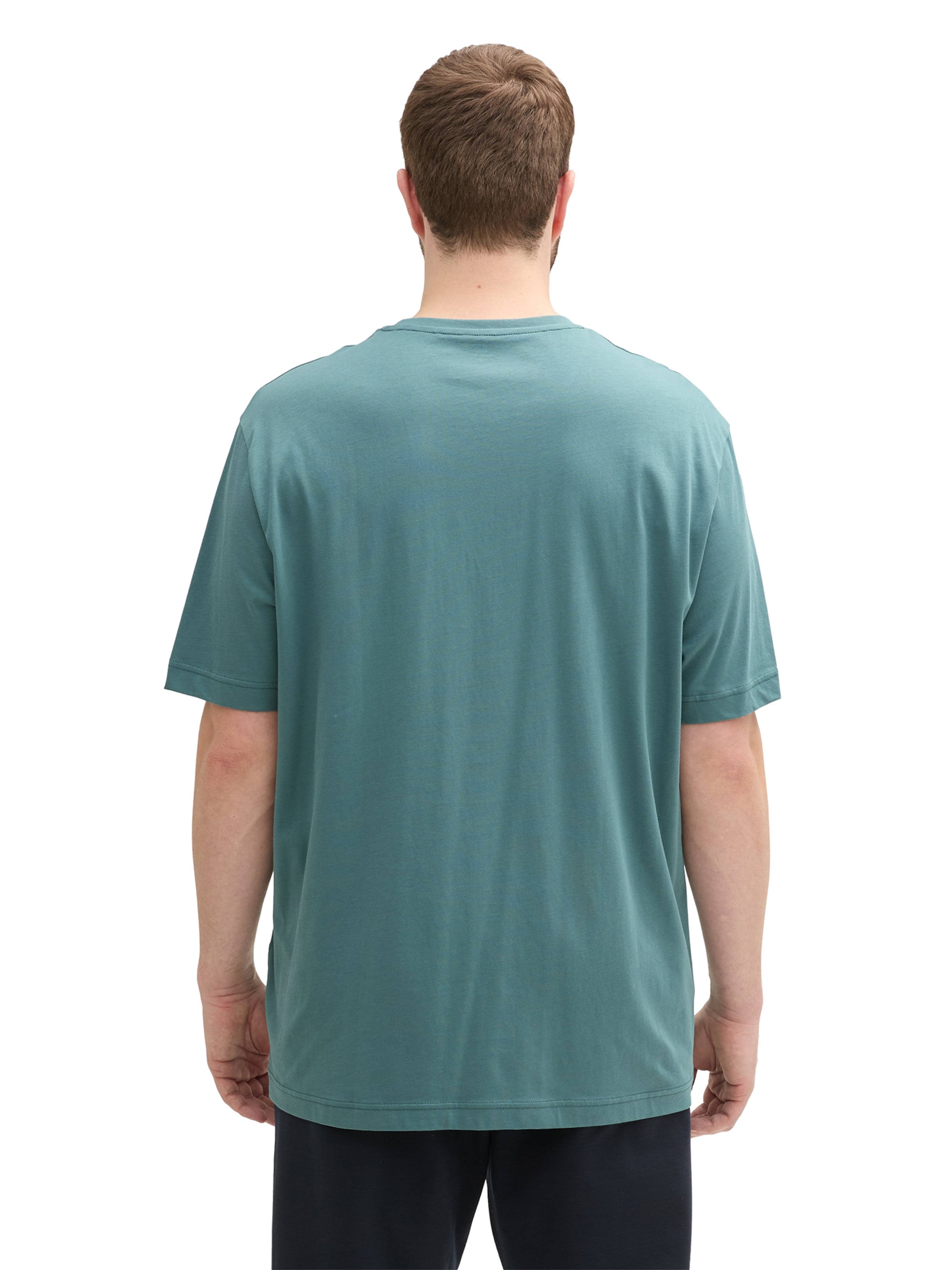 TOM TAILOR Men + T-Shirt in Grün