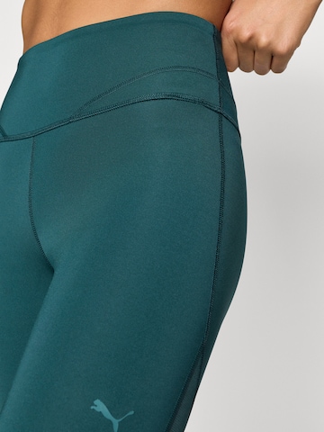 PUMA Skinny Fit Спортен панталон в зелено