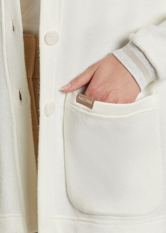 Nicowa Knit Cardigan in White