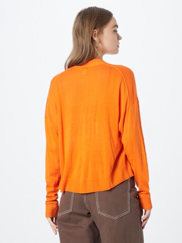 Oasis Knit Cardigan in Orange