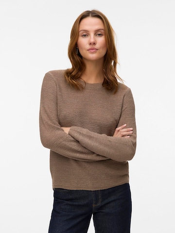 Pull-over 'VMNuevocharity' VERO MODA en marron : devant