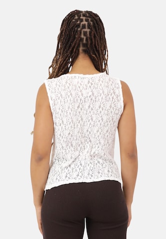 Top di Elara in bianco