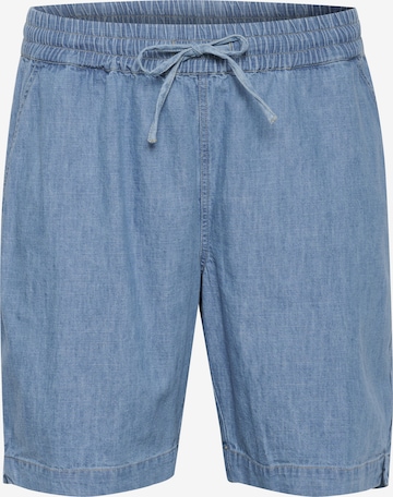 Regular Pantalon 'Louisa' KAFFE CURVE en bleu : devant