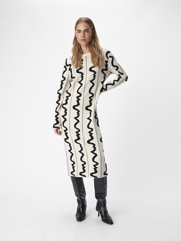 Robes en maille OBJECT en blanc : devant