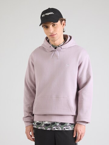 Coupe regular Sweat-shirt Iriedaily en violet : devant