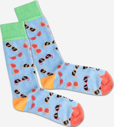 DillySocks Ponožky - modrá / zelená / červená, Produkt
