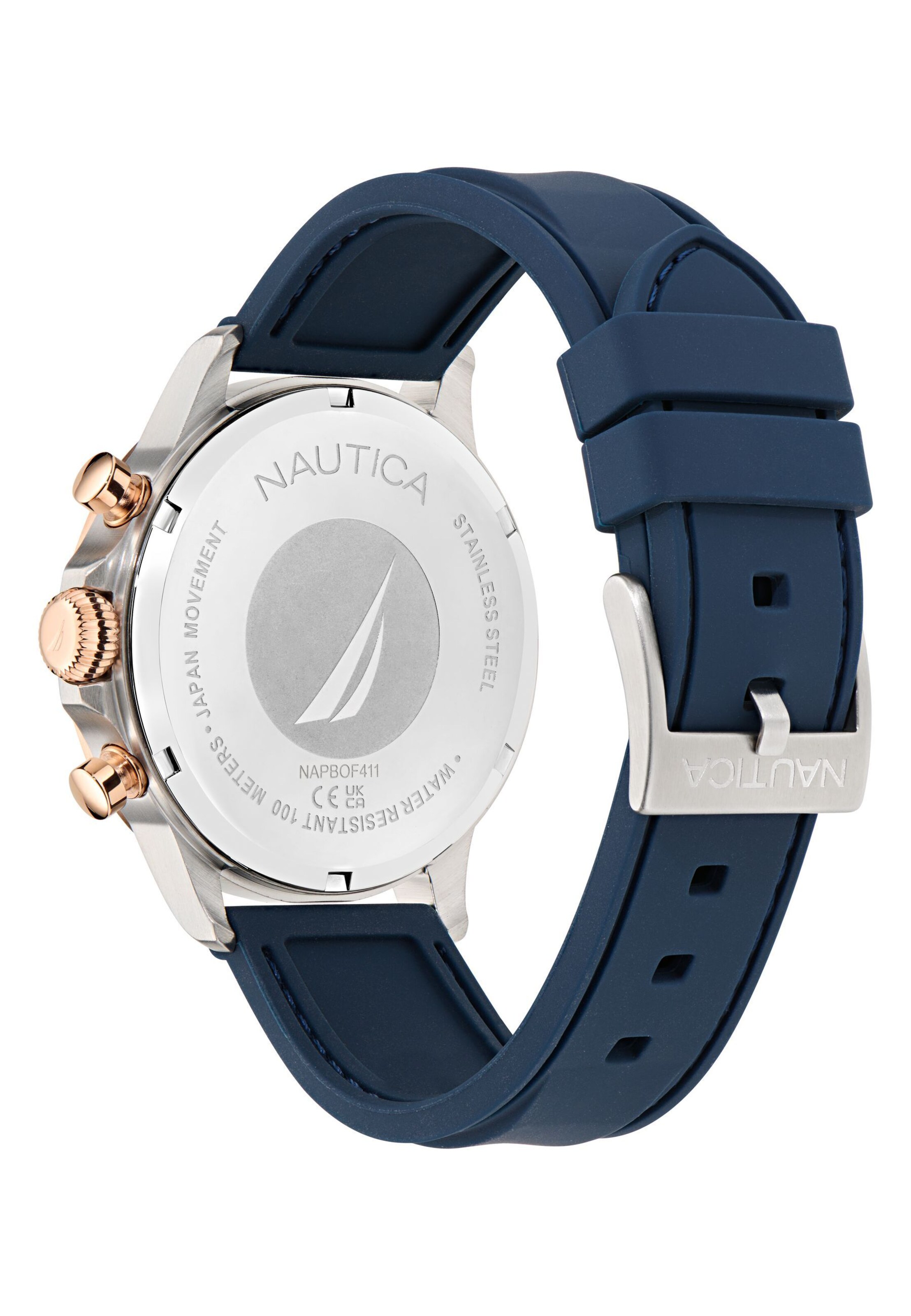 NAUTICA Analogt ur 'NCT BLUEOCEAN' i blå