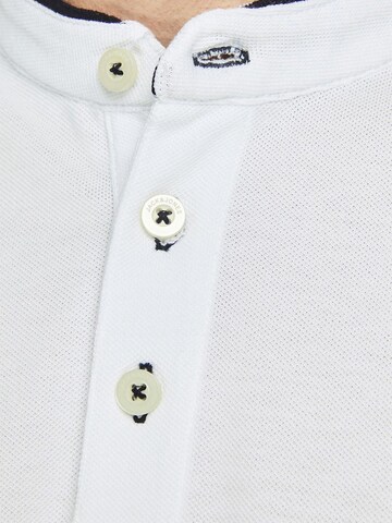 JACK & JONES Shirt 'Paulos Mao' in Wit