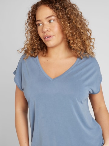 Vero Moda Curve T-Shirt 'FILLI' in Blau