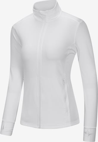 33,000ft Training Jacket '33,000ft Womens Running Jacket' in White: front