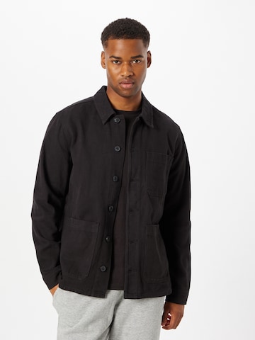 Veste mi-saison 'Cas' !Solid en noir : devant